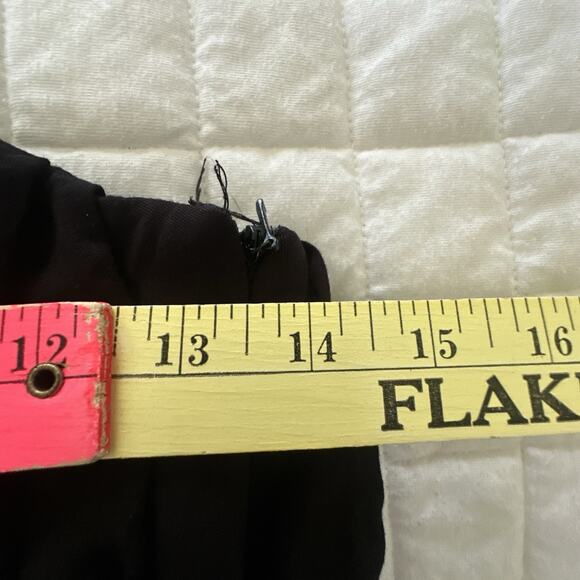 ASOS Womens Jumpsuit 6 Black Strapless Pockets Tapered Leg Preppy Minimalist - Picture 8 of 13